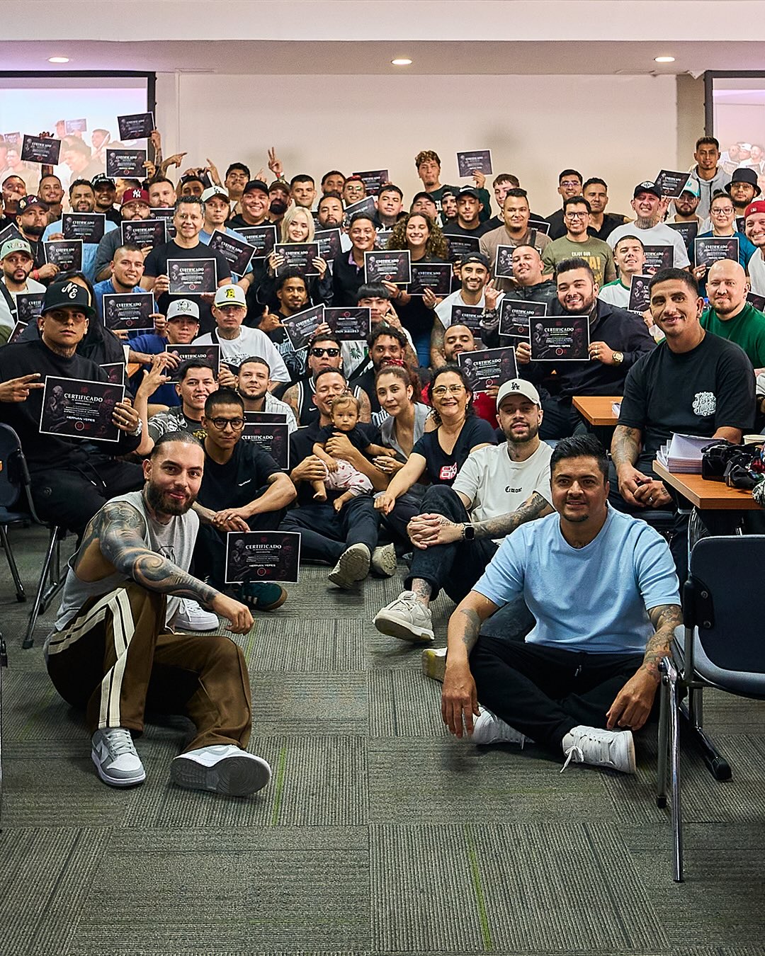Estudiantes de cursos Hernán Yepes